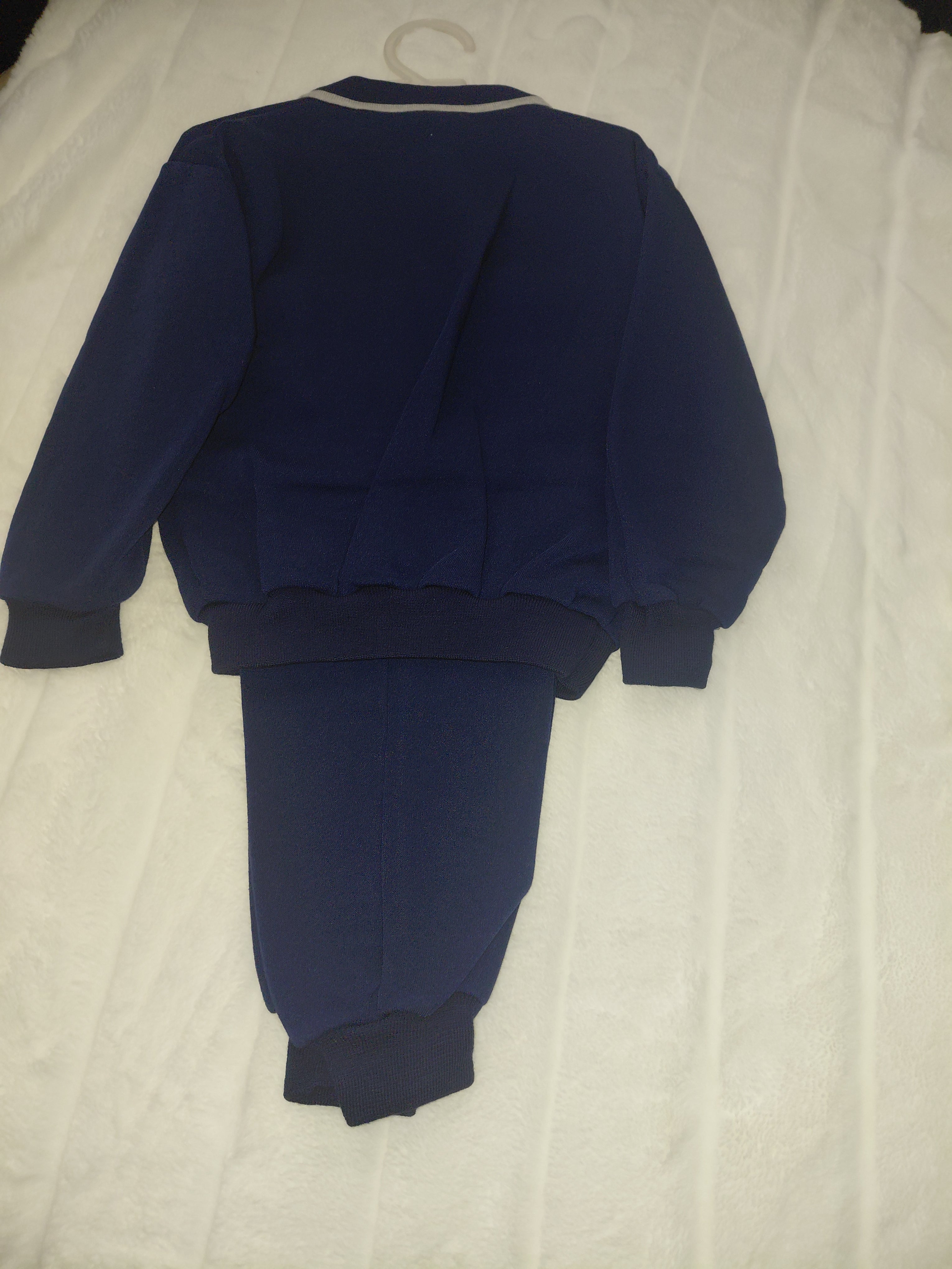 Alpha Apparel Boys Dark Blue Warmup Suit
