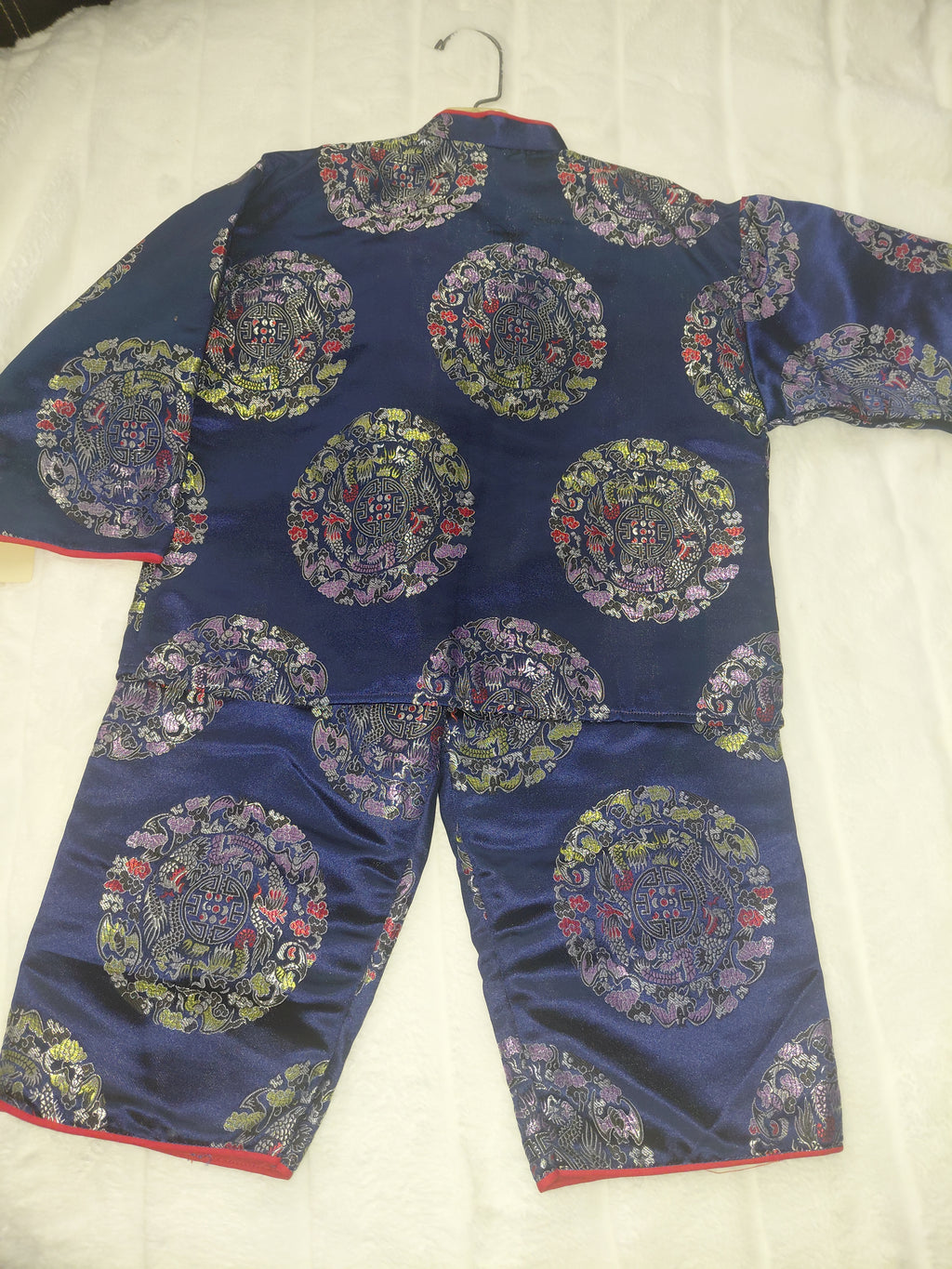 Boys Chinese Style 2-Piece Outfit with Toggle Buttons