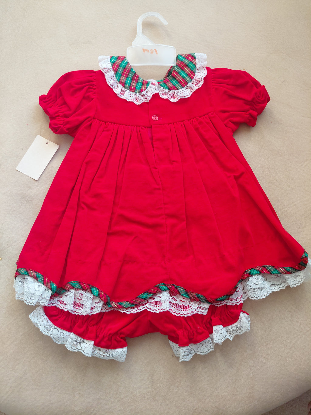 Toddler Girl Red Christmas Dress – Size 2T-3T