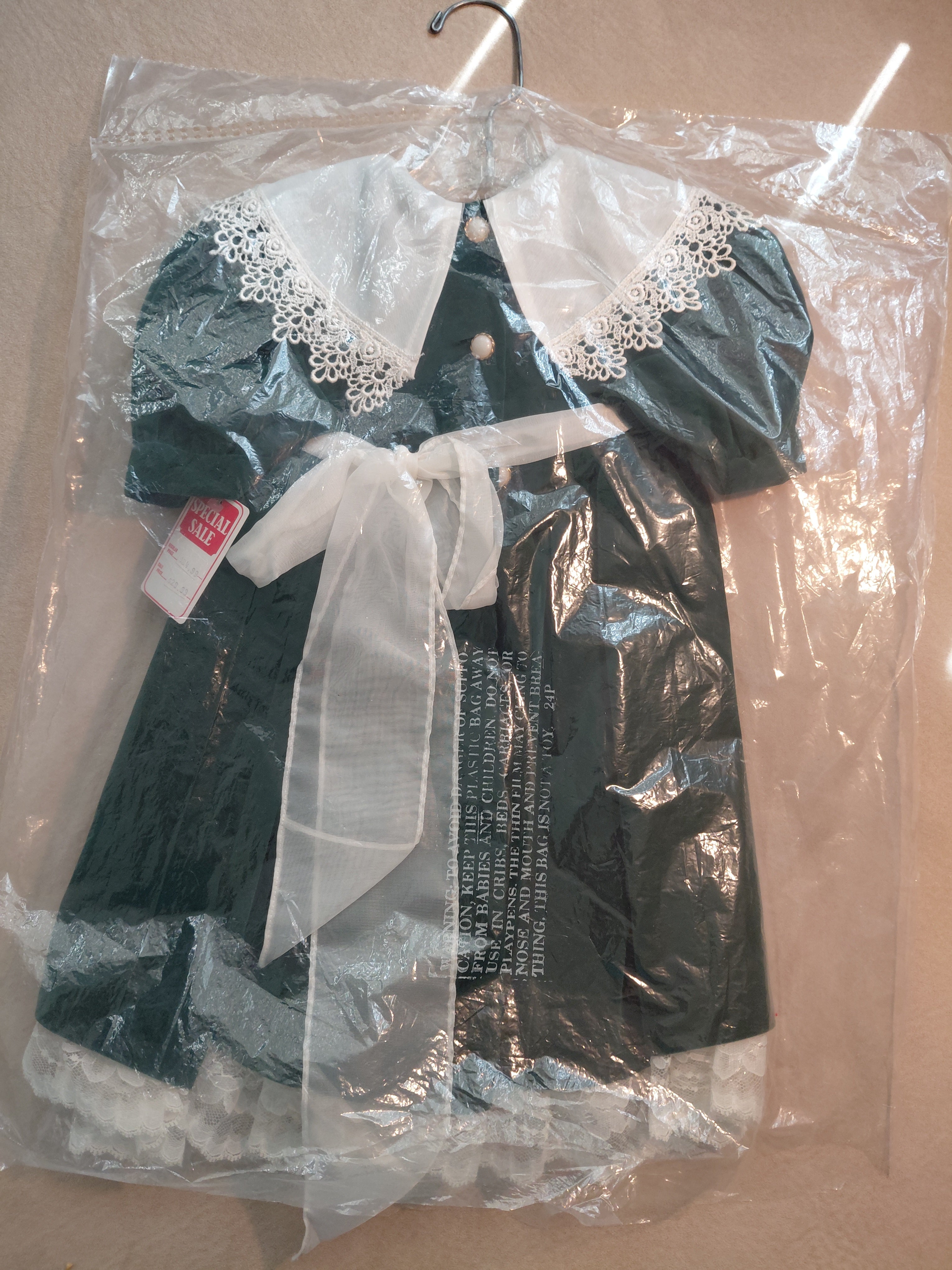 fancy girls 3-4 dress green